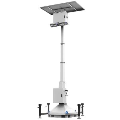 Chine Solar Street Light Urban Residential Road Solar Lighting Tower With 2*50W LED Lights à vendre