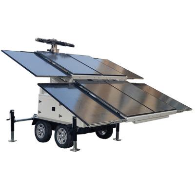 Chine Off Grid Solar Power Trailer Solar Sentry Trailer For Mine Lighting à vendre