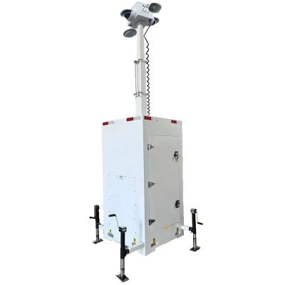 China Mobile Surveillance Towers For Construction Site Monitoring Solutions for sale