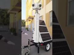 solar surveillance small trailer