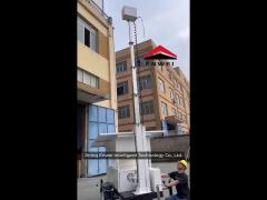 strong mobility portable solar led light trailer for mining lighting