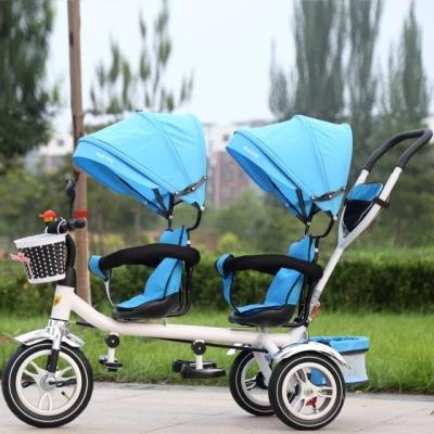 China Ride On Toy 2016 New Hot Selling Baby Tricycle Models, Kids Double Seat Tricycle, Baby Twin Tricycle for sale