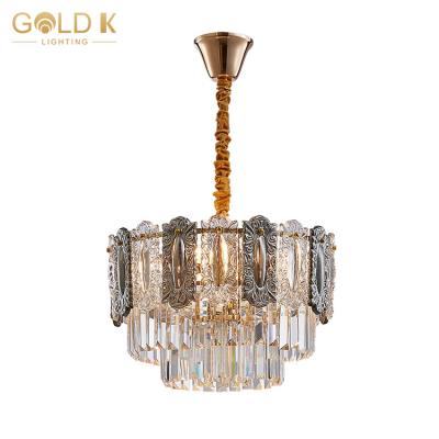 China Modern luxury style pendant lights luxury crystal chandelier k9 beads crystal chandelier for sale