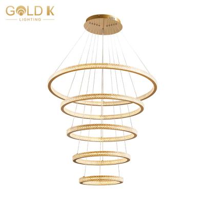 China Modern Hotel Crystal Lighting Luxury Modern Home Pendant Chandeliers Pendant Lights for sale