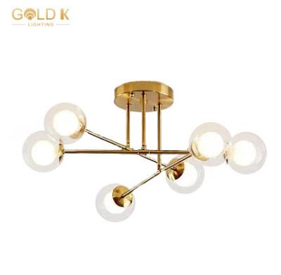 China Pendant Pendant Lights Outdoor Scandinavian Ball Chandeliers Ceiling Lamp Wholesale Decorative Elegant Shapely Luxury LED COB Glass for sale