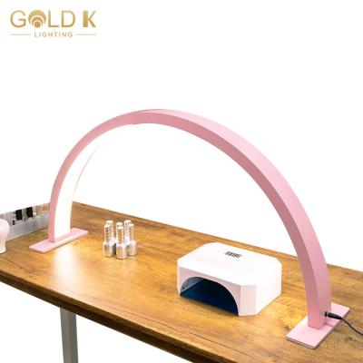 China New Design Modern Mini Portable Led Lamp Nail Tools Manicure Lighting Table LED Lamp For Salon Table Magnifier Desk Lamp The for sale