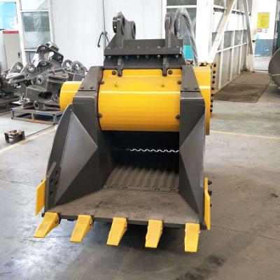 China Concrete Mud Crusher RSBM Digging Bucket For Excavator for sale