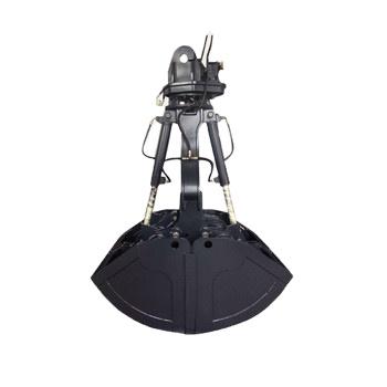 China Farms Excavator Attachment Hydraulic Clamshell Grab Bucket For Different Kinds Of Excavator / Crane for sale