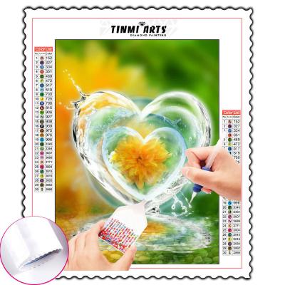 China New Classic/Postmodern Art Bead Picture Kits Home Decor Diamond Painting Heart Cross Stitch Embroidery Landscape Rhinestones for sale