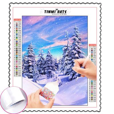 China Wholesale New Classic/Postmodern Diamond Painting Landscape Diamond Embroidery Decorative Painting 5d Bedroom Snow for sale