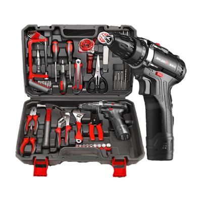 China Household Tool Kits 78-Piece 12V Professional Drill Home Tool Kits Of Power Tools for sale