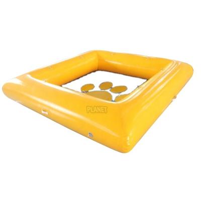 China Commercial Durable Dog Freestanding Dog Pool Inflatable Sting Pool For Dogs en venta