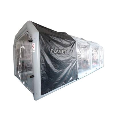 中国 Durable Outdoor Mobile Air Sealed Portable Air Spray Booth Inflatable Car Spray Paint Booth For Car Painting 販売のため