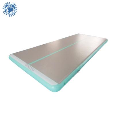 China Eco-friendly PVC Tarpaulin Air Track 5m Air Track Gymnastic Tumbling Cheap Tumbling Mat With Pump for sale