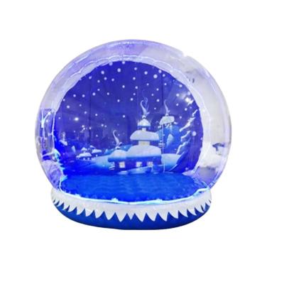 Κίνα 2021 Outdoor Human Air Height Christmas Decoration Swollen Inflatable Christmas Snow Globes Sale προς πώληση