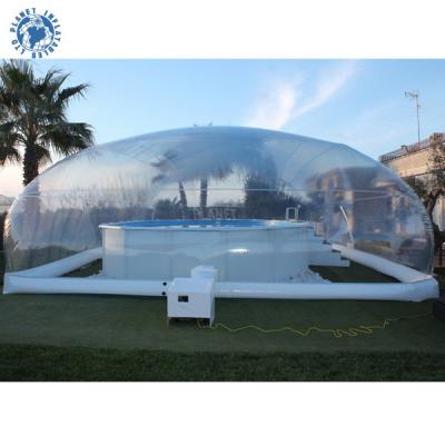 China For Car Or Motorcycle Storage Dome Tent High Quality Customized Inflatable Transparent Bubble Pool Cover For Winter en venta