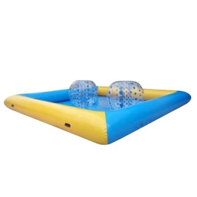 China Outdoor Water Event Water Swimming Pool Large PVC Square Inflated Inflatable Pool For Adult en venta