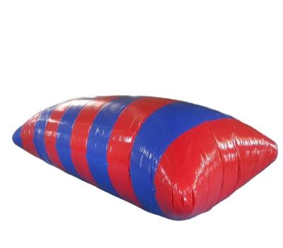 China Inflatable Floating Water Park Jumping Water Floating Pillow Inflatable Water Entertainment Commercial Catapult Drop Body Launcher Inflatable for sale