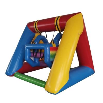 China Korea Sale Amusement Park Viking Boat Inflatable Pirate Ship Air Seesaw Bouncer Hot Airtight Inflatable Seesaw Seesaw Rocker Boat For Child zu verkaufen