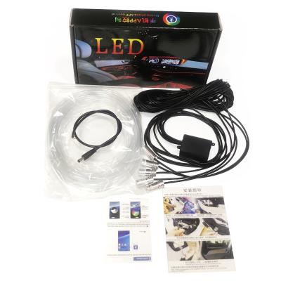 China 2021 Automobile Lamp New Arrival Car Foot Ambient Light Car RGB LED Interior Ambient Lighting Strip for sale