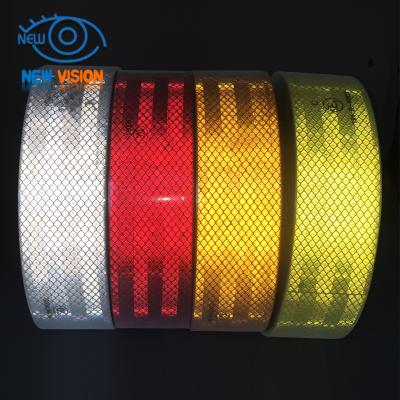 China Diamond Grade ECE-104 Printable Waterproof White Red Yellow Reflective Tape for sale