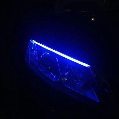 China Colorful Decoration LED Guide Strip Flowing Bar For Car Trunk Dynamic Turn Signal Lights Turn Headlight Guide Light Bar for sale