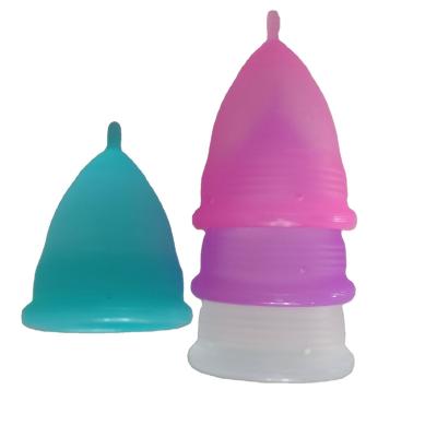 China Eco Friendlysancenhealthy Folding Cup Medical Grade Cycle Silicone Swimming Menstrual Cup For Woman Period for sale