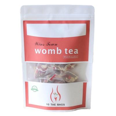 China Hot sale decaffeinated herbal detox tea for woman womb health, private label organic detox womb tea for sale