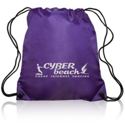 China OEM Waterproof Polyester Waterproof Drawstring Bag, Running Drawstring Bag, Fitness Gym Workout Drawstring Bag for sale