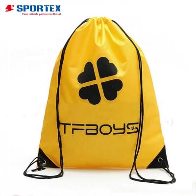 China Rope Handle New Arrival 210T Polyester Drawstring Bag, Marathon Bag, Basketball Drawstring Bag For Promotional Use MB0908 for sale