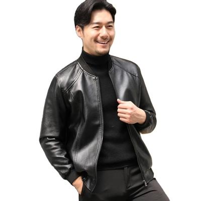 China New design 2022ODM fashionable fashion handsome European and American western cowboy rider retro motorcycle street men's leather jacket for sale