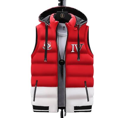 China New Fashion Breathable Leisure Sports Hooded Outdoor Warm Windproof Men's Double-Sided Sleeveless Vest Custom Made High Quality All-match for sale