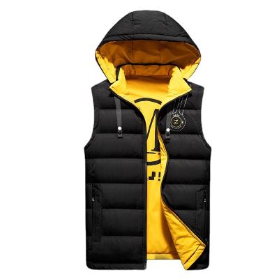 China 2022 Newest Fashion Newest Fashion Custom Winter Double Sided Reversible Zipper Premium Men's Casual Vest Sleeveless Vest for sale