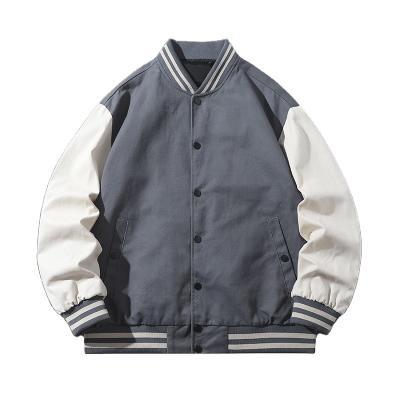 China Breathable trend of hip-hop shape campus outdoor baseball men and women uniform bomber jacket for sale