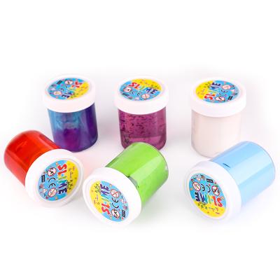 China 2021 DIY Toy Set Oem Custom Children's Educational Toys 2021 Wholesale Hot Sale Diy Slime Set 12 Color Kids Children Making Crystal Slime Optional Kit Toy for sale