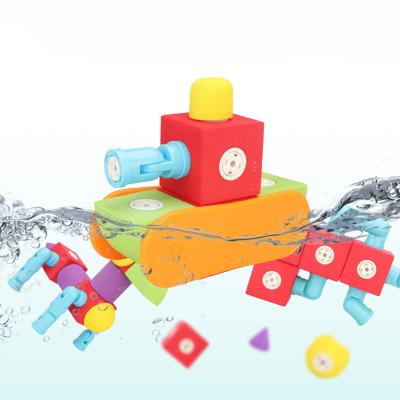 China 2021 Early Education Colorful Juegos Didacticos Kids Magnetic Foam Building Block Toys For Children for sale