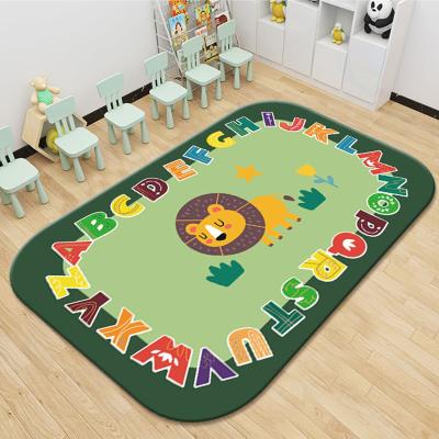 China Indoor Soft Mats Babies Pvc Foam Floor Sponge PVC Mat Climbing Play Equipment Kindergarten Flooring Durable Baby Room for sale