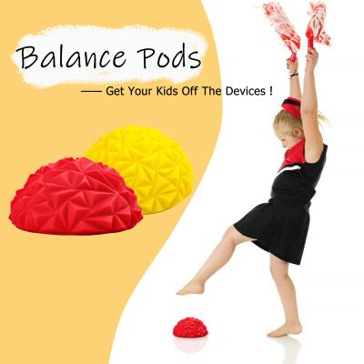 China Super-easy for kids to grasp soft pvc autism balance progression stones tools montessori toy sensory balls for kids for sale