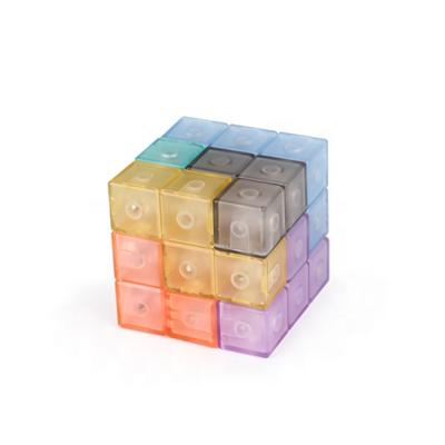 China Cartoon Toy Magnetic Cube Kids Magnetic Toy Cube Magnetic Toy Magnetic Intellectual Development Cube Puzzle for sale