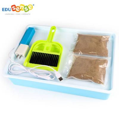 China Educational Kids Painting Set EDUSENSE Boys Girls DIY Arts and Crafts Sand Art Kits for Kids Art Toy Sand Painting Table Set Kids for sale