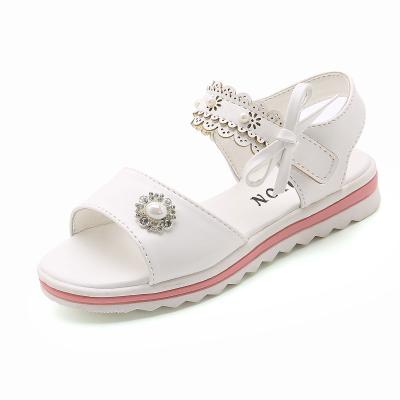 China Anti-odor Flat Princess Style Children Casual Shoes Wholesale Baby Sandals China Comfortable Children Fashion for sale