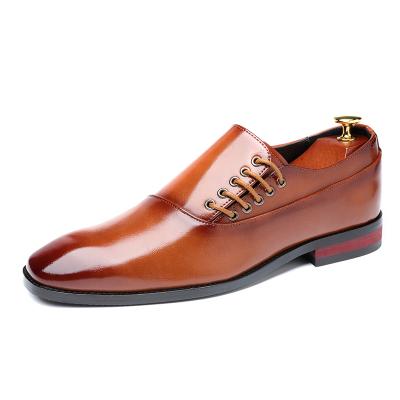 China Anti-odor Amazon hot styles fashion casual plain shoes best branded leather smart shoes for men for sale