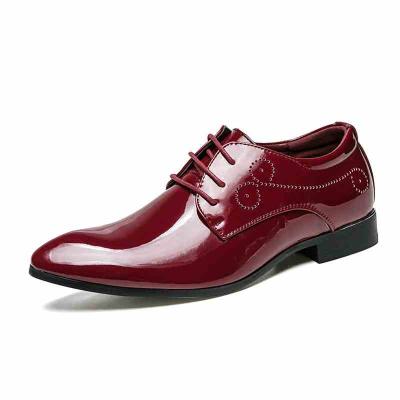 China Anti-odor Most Popular Fashion Pointed Toe Italian Casual Business Shoes Big Size Men's Leather Shoes for sale