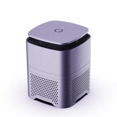 China New Color Mini Air Purifier Hepa Filter Factory Sterilization Desktop Air Purifier UV Air Purifier with 2 Speeds for sale