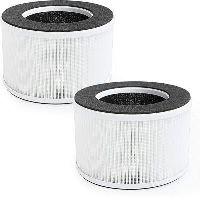 China High Efficiency True 3-in-1 HEPA Air Filter Replacement Filter Compatible With Envitek Home Compact HEPA Air Purifier KJ050GE-C1 / KJ050GE-C2 for sale