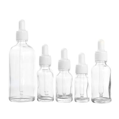 China Chemical Transparent Glass E-droplet Bottle Travel Avoid Empty Thin Head Light Mix Glue Essence Sample Cleavage Oil Dropper Bottle 10ml for sale