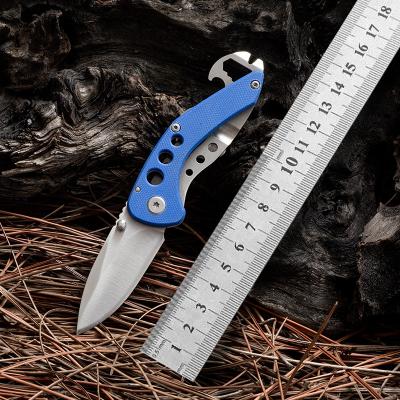 China Unrated Mini Multifunction Folding Pocket Knife with Handle the Group of Ten for Camping - EDC for sale