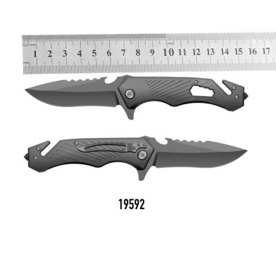 China 2022 Non-variable new design pocket folding knife with belt cutter and glass breaker for outdoor survival for sale