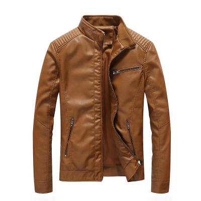 China QUICK DRY Winter Fashion Motorcycle Jacket Men's Windproof Comfort Street Wear Comfort Coat Men's Leather Jacket for sale