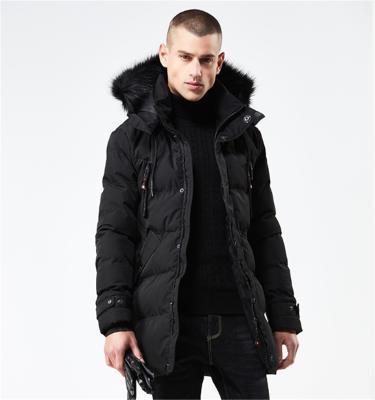 China Viable Winter Jacket Men Down Parkas Fur Collar Casual Coats Cotton-Padded Thick 3XL Male Fashion Coat Jacket Parka Coat Long for sale